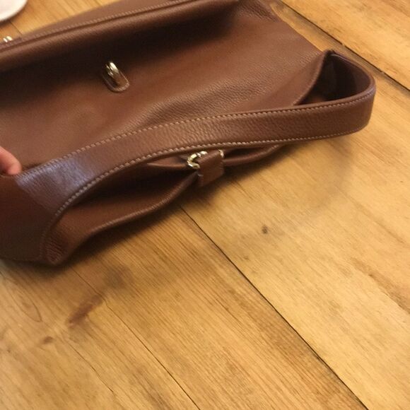 Dooney & Bourke Samba Hobo Logo Loc Sac Brown Pebbled Leather - Picture 7 of 17